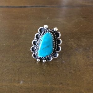 Vintage Turquoise and Silver Ring